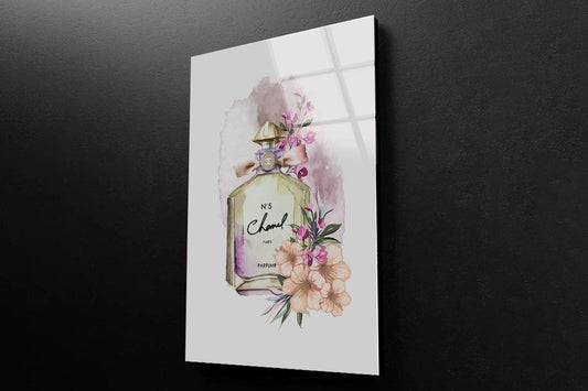 Green Peach Perfume 3D Design Acrylic Glass Print Tempered Glass Wall Art 100% Made in Australia Ready to Hang