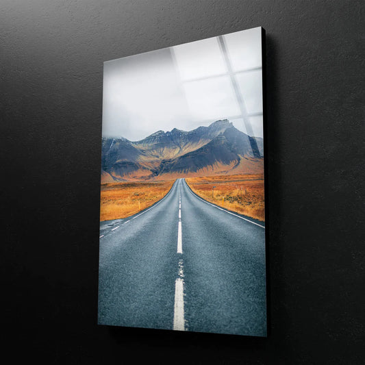 Road & Mountain Scenery UV Direct Aluminum Print Australian Made Quality