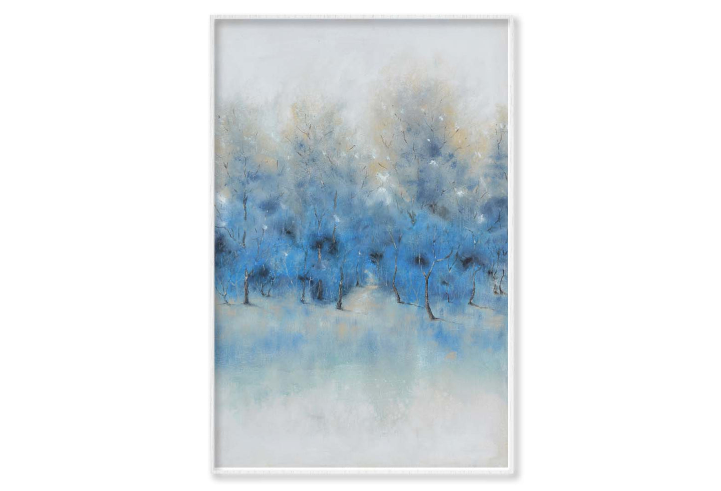 Blue, Watercolor, Modern Style Wall Art Limited Edition High Quality Print