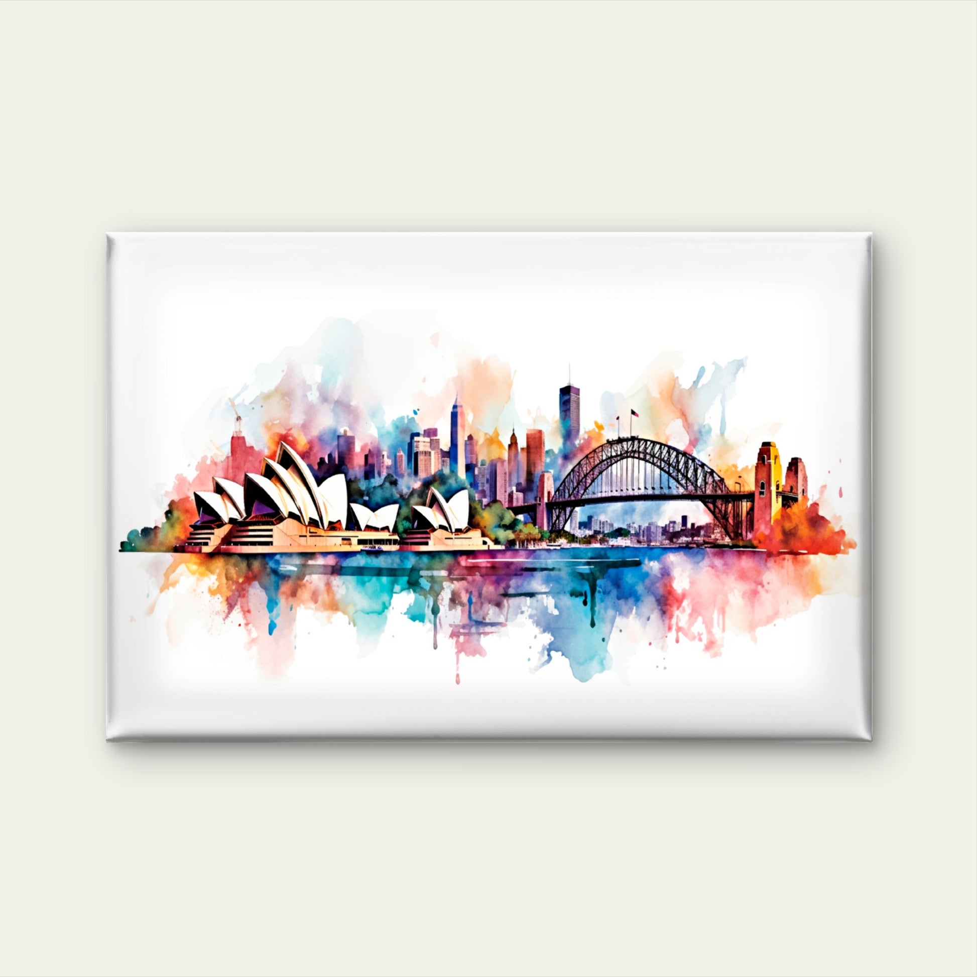 Sydney Opera House Harbour Bridge Wall Art Decor 100% Australian Made - Bella Home Decor