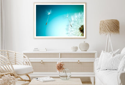 Dandelion Blowing in The Wind with A Blue Sky  Home Decor Premium Quality Poster Print Choose Your Sizes - Bella Home Decor