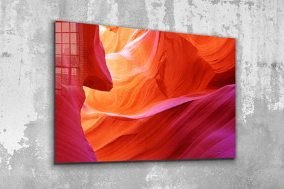 Antelope Canyon View UV Direct Aluminum Print Australian Made Quality