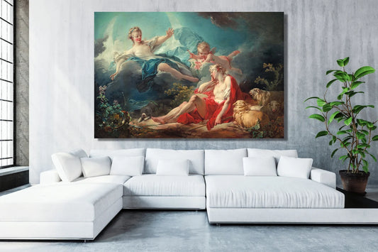 Jean-Honoré Fragonard, Diana And Endymion UV Direct Aluminum Print Australian Made Quality