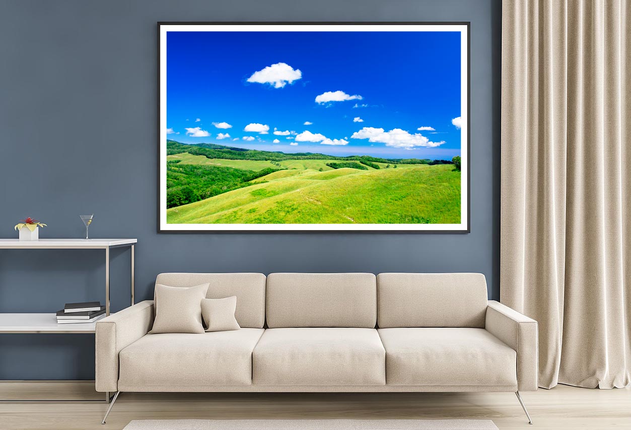 Grassland Scenery of the Northern Land Home Decor Premium Quality Poster Print Choose Your Sizes