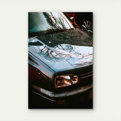 Volkswagen Golf Mk3 60x90cm Metal Print Ready to Hang
