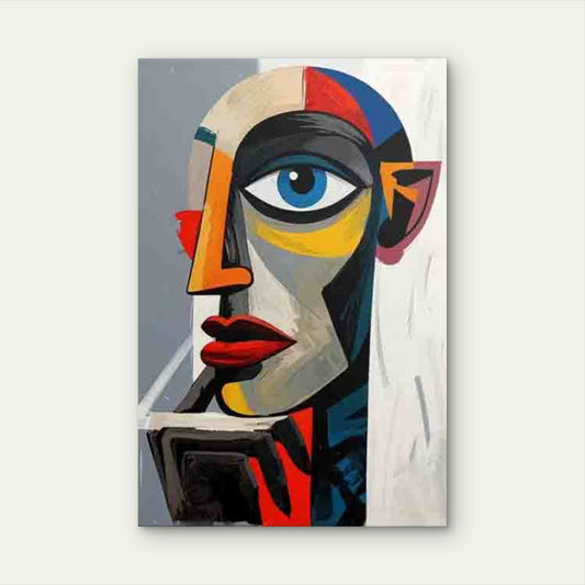 Retro Portrait Gallery 60x90cm Metal Print Ready to Hang