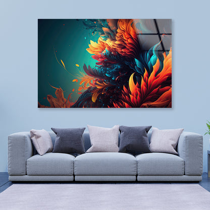 A Reef Underwater Pattern Acrylic Glass Print Tempered Glass Wall Art 100% Made in Australia Ready to Hang - Bella Home Decor