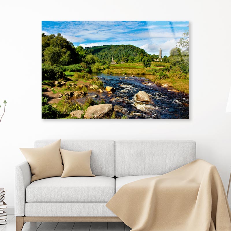 View to River Acrylic Glass Print Tempered Glass Wall Art 100% Made in Australia Ready to Hang