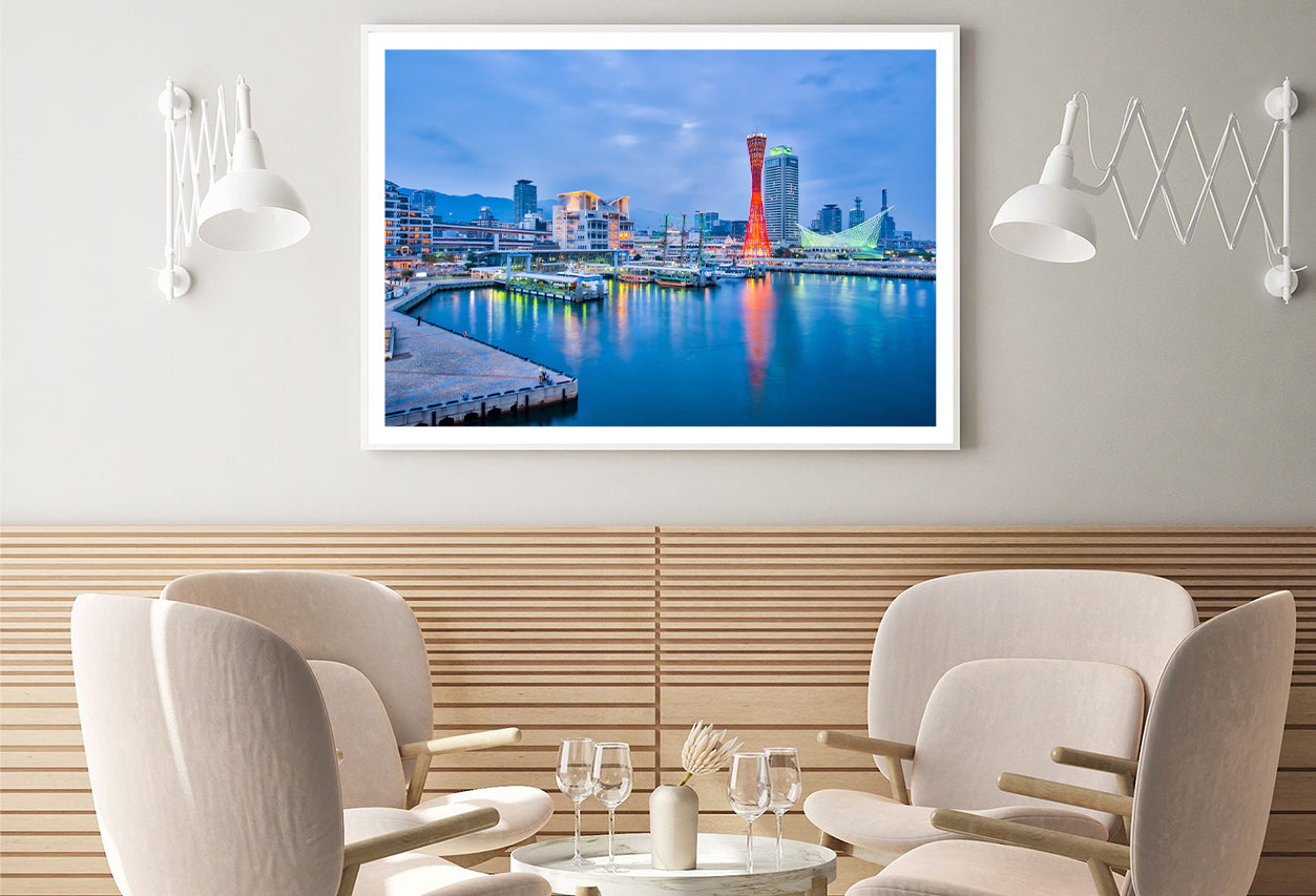 Port Of Kobe in Japan Home Decor Premium Quality Poster Print Choose Your Sizes