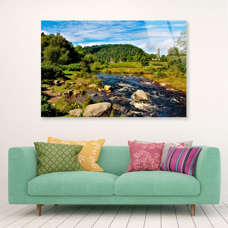 View to River Acrylic Glass Print Tempered Glass Wall Art 100% Made in Australia Ready to Hang