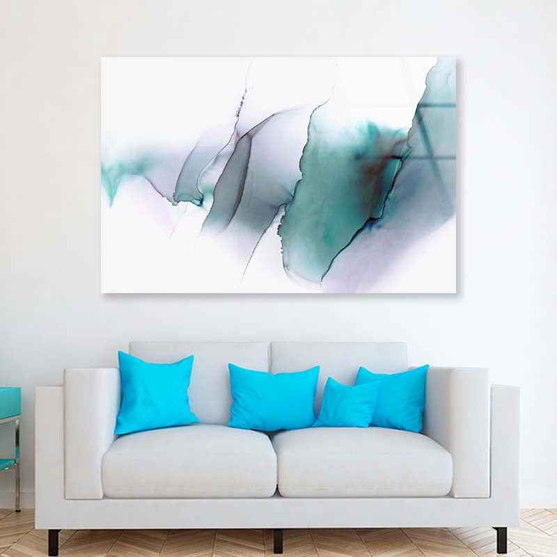 Abstract Hand Painted Alcohol Acrylic Glass Print Tempered Glass Wall Art 100% Made in Australia Ready to Hang