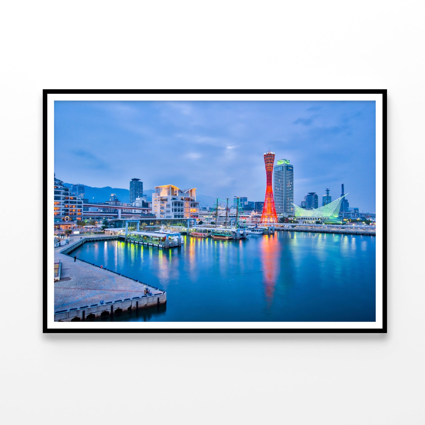 Port Of Kobe in Japan Home Decor Premium Quality Poster Print Choose Your Sizes