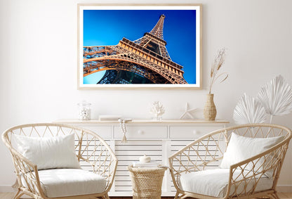 Eiffel Tower & Blue Sky Home Decor Premium Quality Poster Print Choose Your Sizes