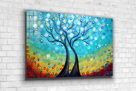 Colorful Tree Digital UV Direct Aluminum Print Australian Made Quality