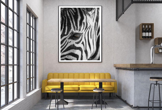 B&W Zebra Home Decor Premium Quality Poster Print Choose Your Sizes