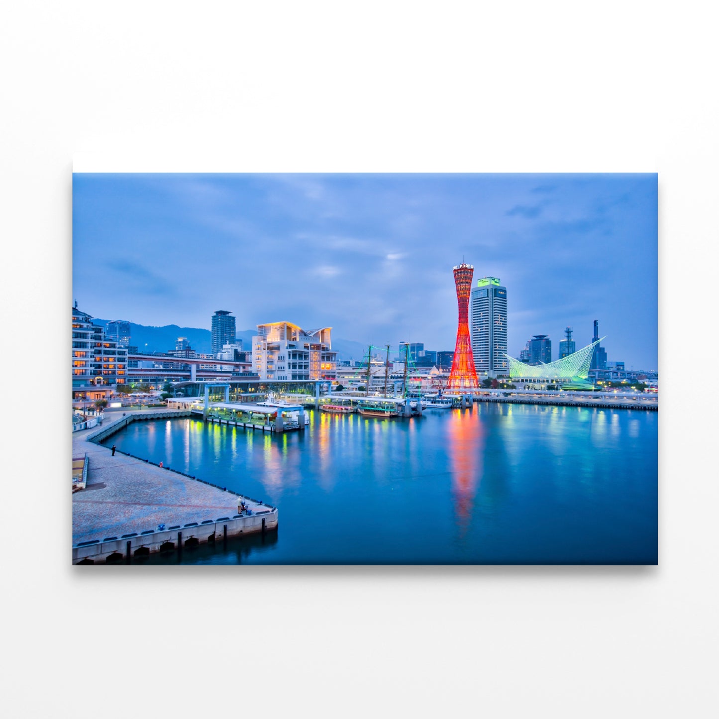 Port Of Kobe in Japan Print 100% Australian Made - Bella Home Decor