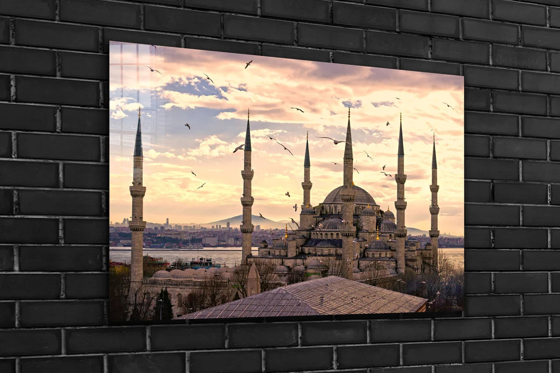 Blue Mosque Istanbul UV Direct Aluminum Print Australian Made Quality