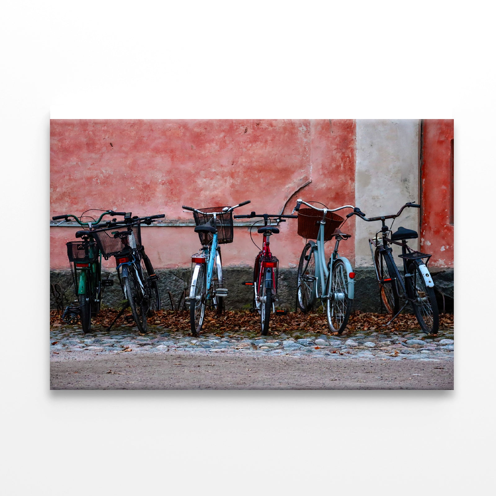 Parked Vintage Helsinki Bicycle Print 100% Australian Made - Bella Home Decor