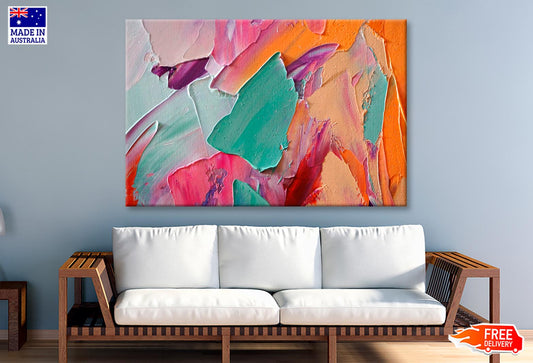 Multicolored Abstract Art Wall Art Decor 100% Australian Made