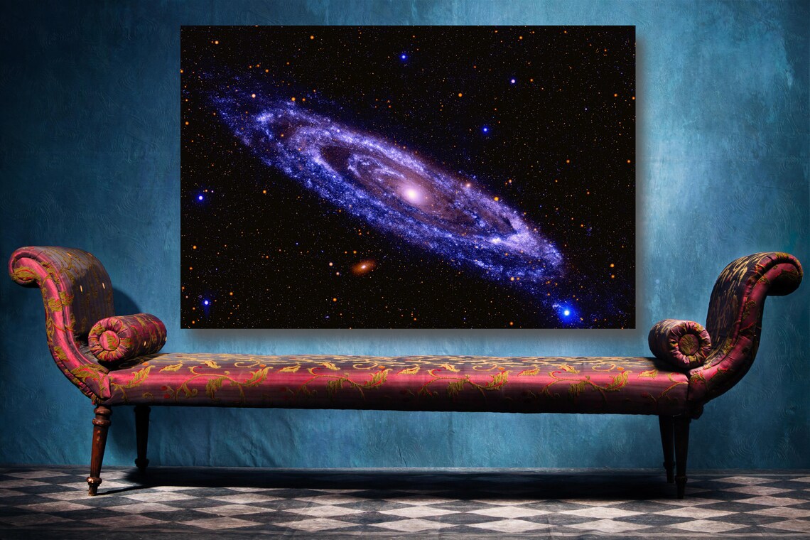 Andromeda Galaxy UV Direct Aluminum Print Australian Made Quality