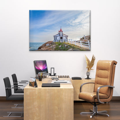 Jukseong Dream Korea Coastal Church Beach Wall Art Decor 100% Australian Made