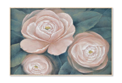 Pink Flowers, Modern Style Wall Art Limited Edition High Quality Print