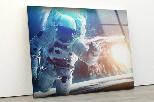 Astronaut Photograph UV Direct Aluminum Print Australian Made Quality