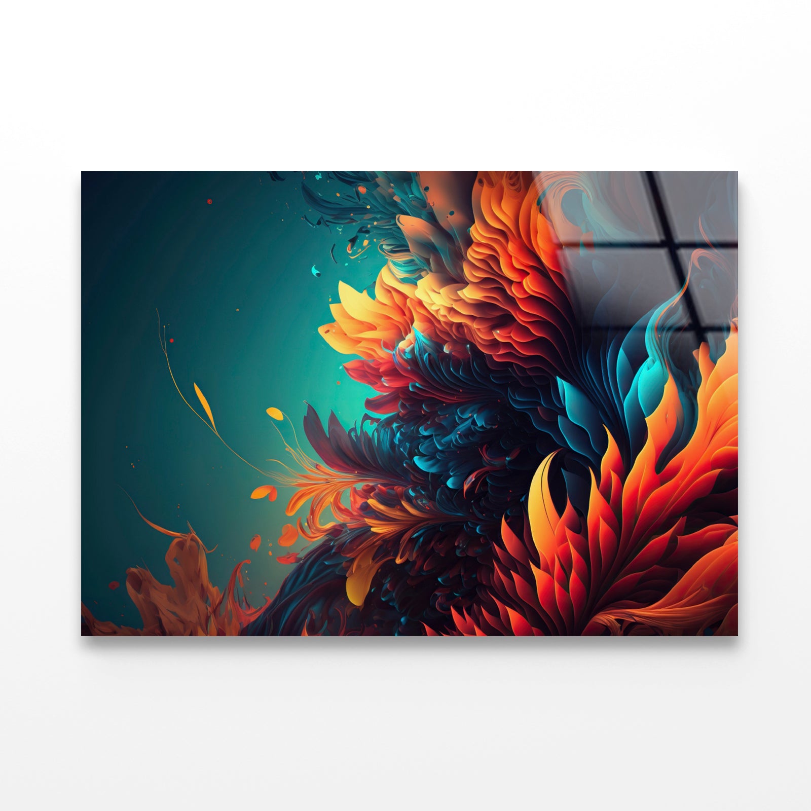 A Reef Underwater Pattern Acrylic Glass Print Tempered Glass Wall Art 100% Made in Australia Ready to Hang - Bella Home Decor