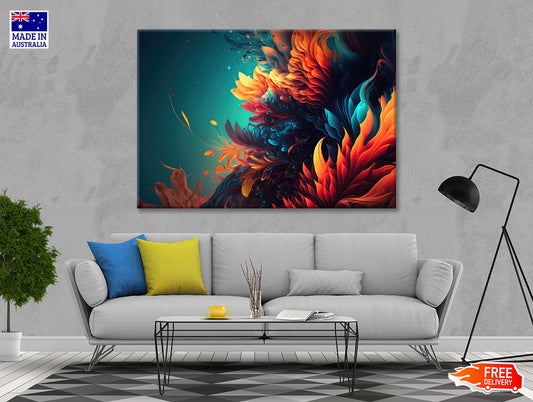 A Reef Underwater Pattern Print 100% Australian Made - Bella Home Decor