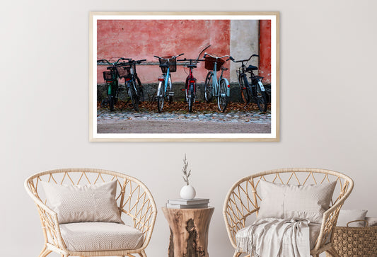 Parked Vintage Helsinki Bicycle Home Decor Premium Quality Poster Print Choose Your Sizes - Bella Home Decor