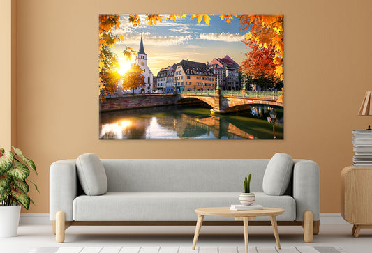 Saint Guillaume Church Strasbourg Wall Art Decor 100% Australian Made