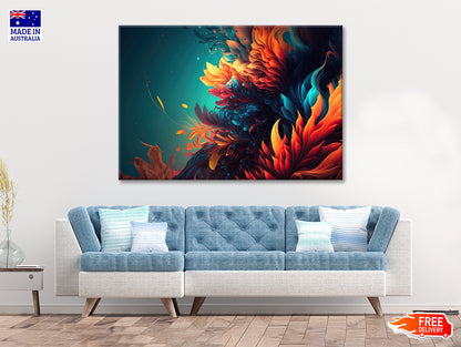 A Reef Underwater Pattern Print 100% Australian Made - Bella Home Decor