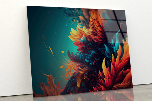 A Reef Underwater Pattern Acrylic Glass Print Tempered Glass Wall Art 100% Made in Australia Ready to Hang - Bella Home Decor