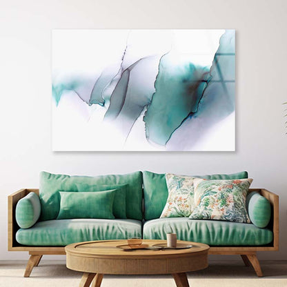 Abstract Hand Painted Alcohol Acrylic Glass Print Tempered Glass Wall Art 100% Made in Australia Ready to Hang