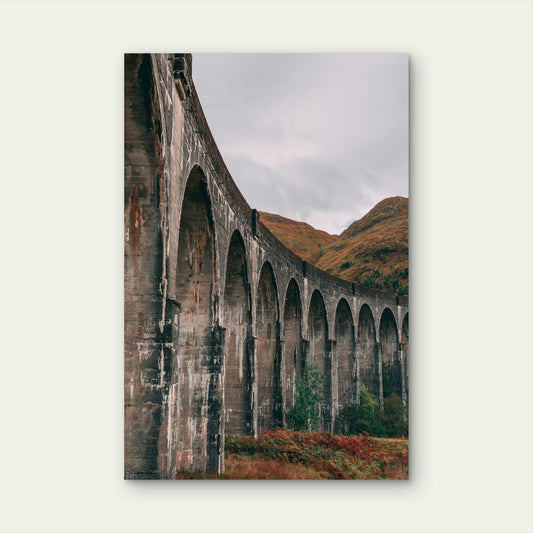 Glenfinnan Viaduct In The Scottish Highlands 60x90cm Metal Print Ready to Hang