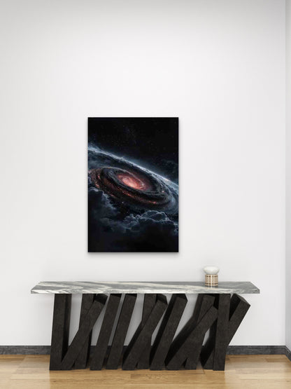 Galactic Spiral Vortex 60x90cm Metal Print Ready to Hang