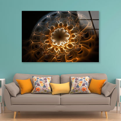 Close-Up of a Sea Creature Acrylic Glass Print Tempered Glass Wall Art 100% Made in Australia Ready to Hang - Bella Home Decor