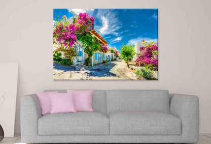 Bodrum Street View, Turkey (HDR) Wall Art Decor 100% Australian Made - Bella Home Decor
