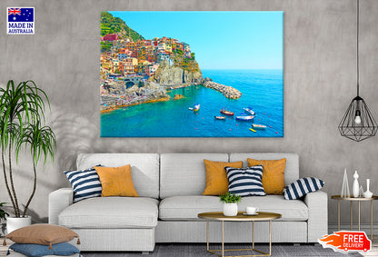 Cinque Terre La Spezia Italy Print 100% Australian Made