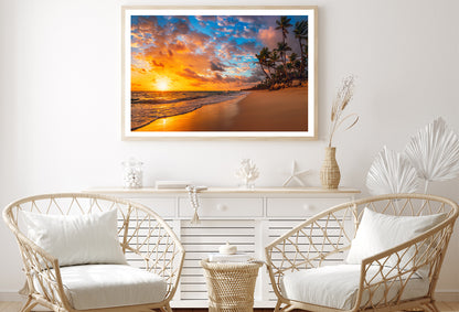 View of Paradise Tropical Island Beach Home Decor Premium Quality Poster Print Choose Your Sizes - Bella Home Decor