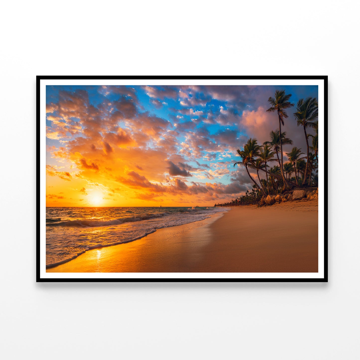 View of Paradise Tropical Island Beach Home Decor Premium Quality Poster Print Choose Your Sizes - Bella Home Decor