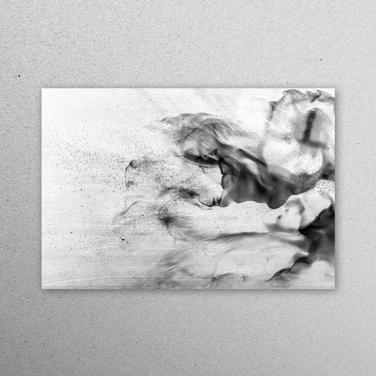 Smoke Abstract Wall Art Acrylic Glass Print Tempered Glass Wall Art 100% Made in Australia Ready to Hang