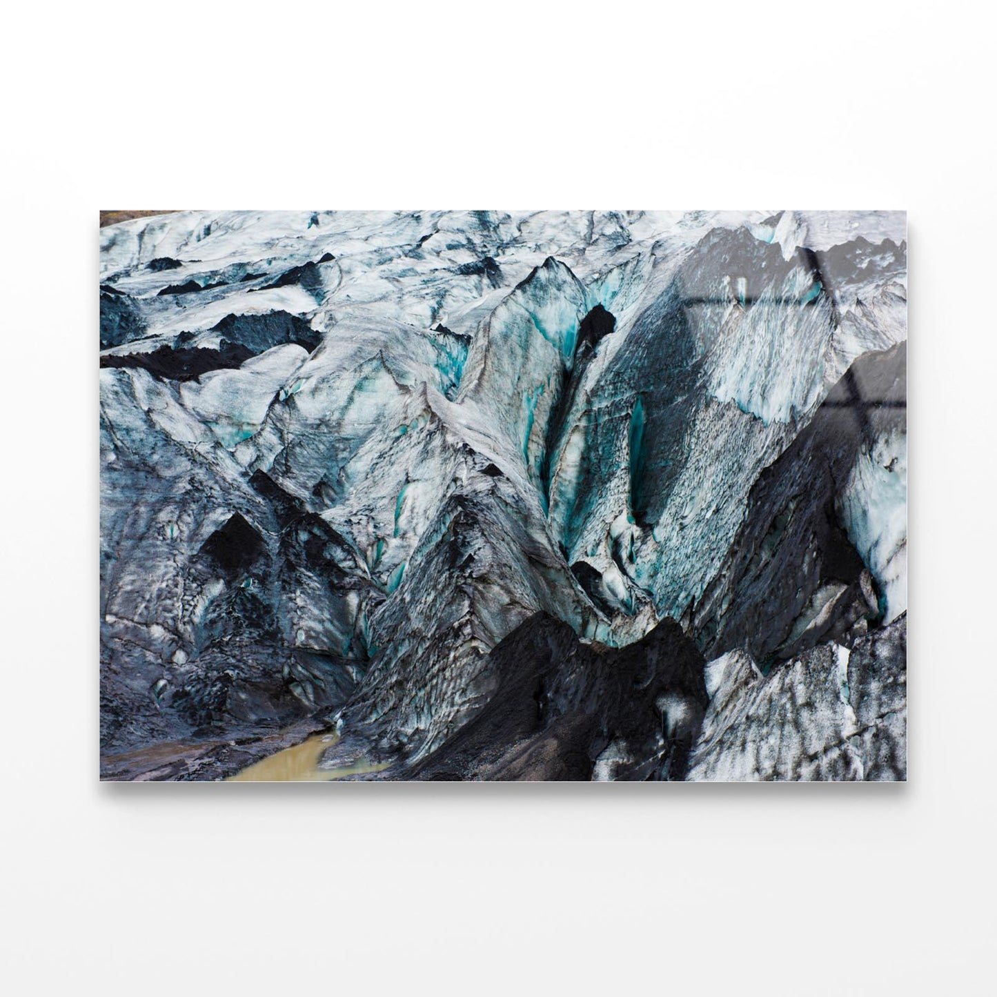 Iceland Glacier Acrylic Glass Print Tempered Glass Wall Art 100% Made in Australia Ready to Hang