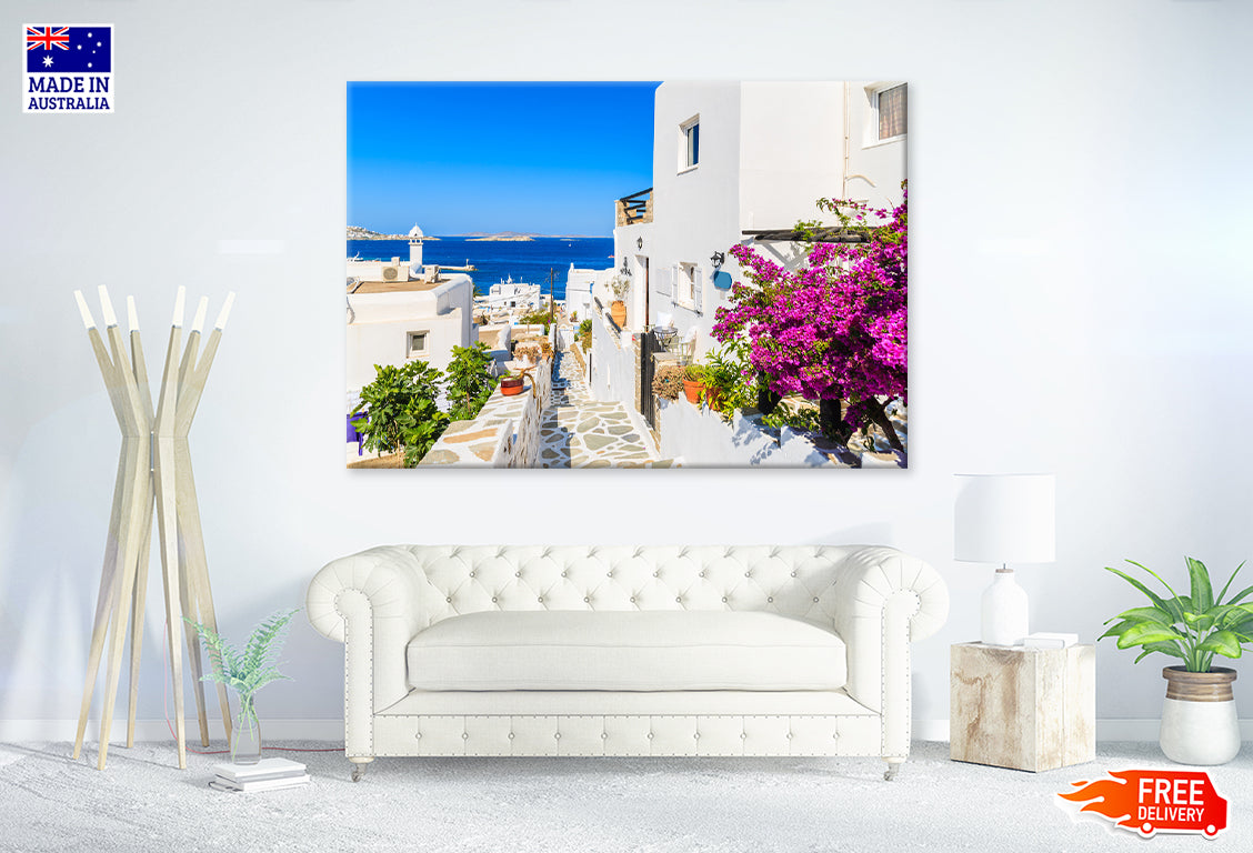 Mykonos Cyclades islands Greece Print 100% Australian Made