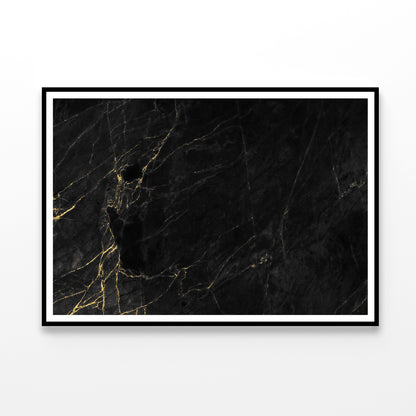 Luxury Black and Gold Marble Art Home Decor Premium Quality Poster Print Choose Your Sizes - Bella Home Decor