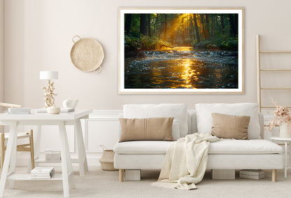 River in the Forest Home Decor Premium Quality Poster Print Choose Your Sizes