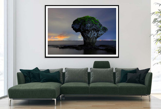 The Vase-Shaped Rock on the Sea Taiwan Home Decor Premium Quality Poster Print Choose Your Sizes