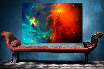 Nebula Space UV Direct Aluminum Print Australian Made Quality