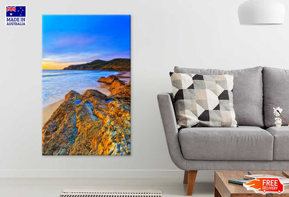 Seascape Sunrise At Burgess Beach Print 100% Australian Made