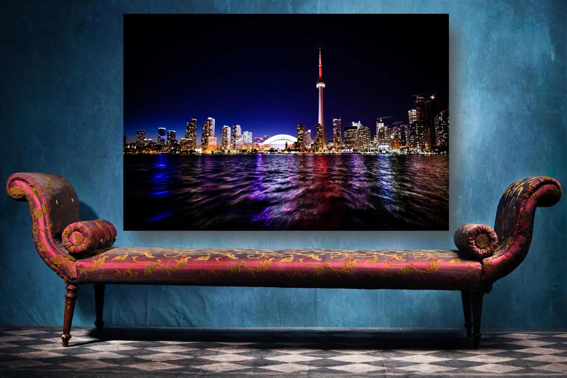 Toronto Cityscape Wall Art UV Direct Aluminum Print Australian Made Quality